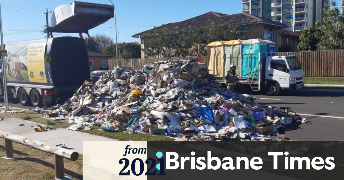 Brisbane garbage truck fires caused by household batteries